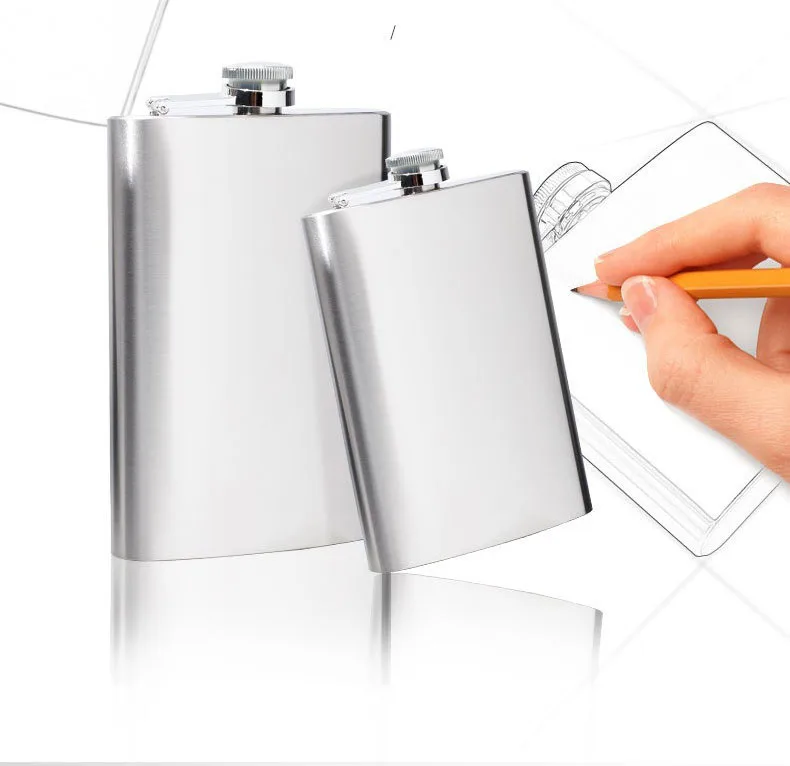 2024 HighQuality Pocket Hip Flask Made of Durable Stainless Steel Perfect for Gift Giving and Daily Alcohol Consumption