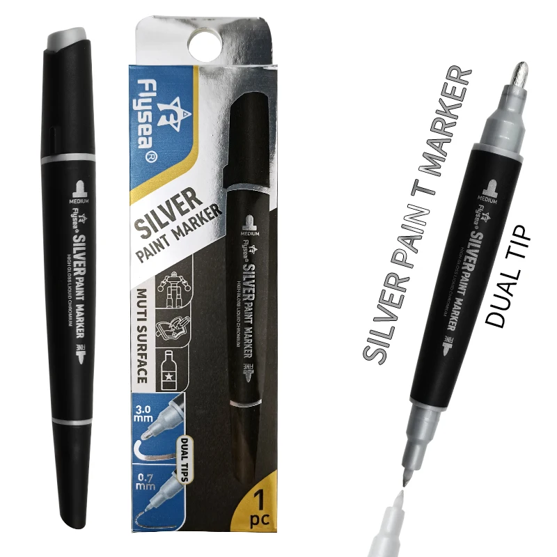 New Design Silver Art Liquid Mirror Chrome Marker Effective On Any surfaces