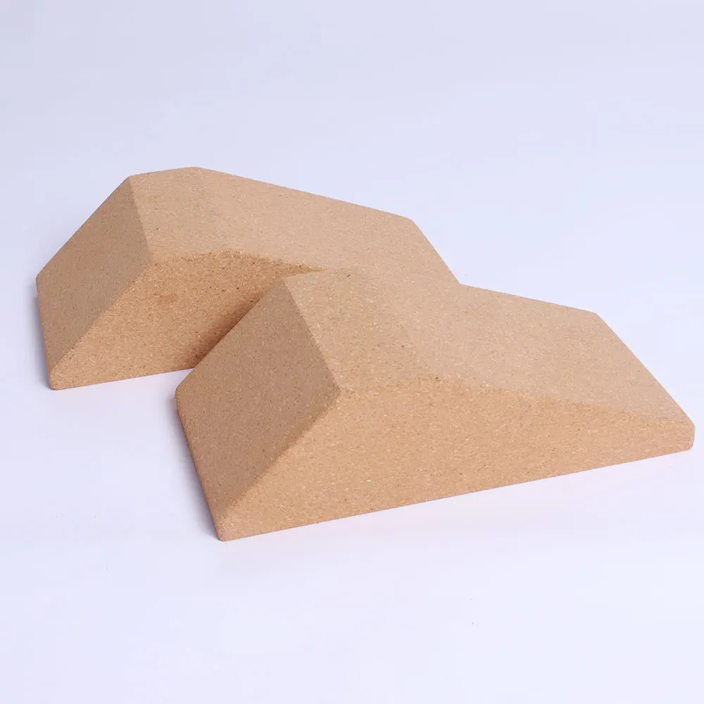 Cork Squat Wedge Block - Non Slip Professional Heel Elevated Squat Wedge and Calf Raise Block - Slant Board for Squats