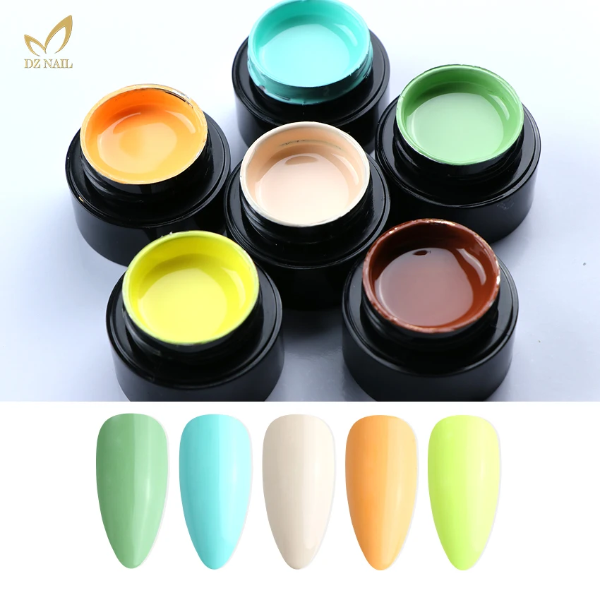 UV nail gel manufacturer color painting gel nail art drawing paint gel color high pigment easy dry nail painting