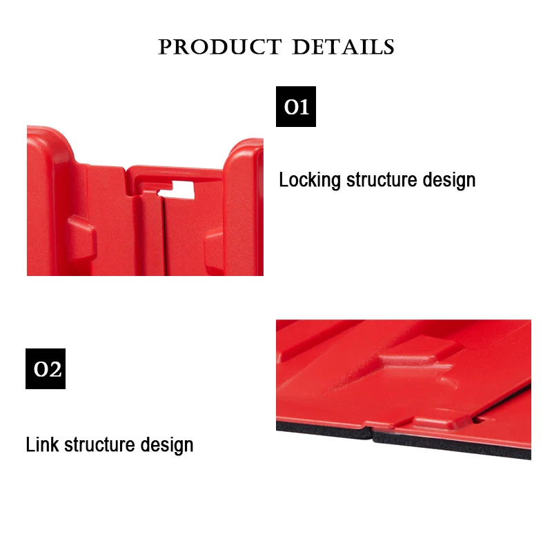Factory Direct Mobile Door Flood Barrier Plastic Abs Flood Control Quick Dam For Household