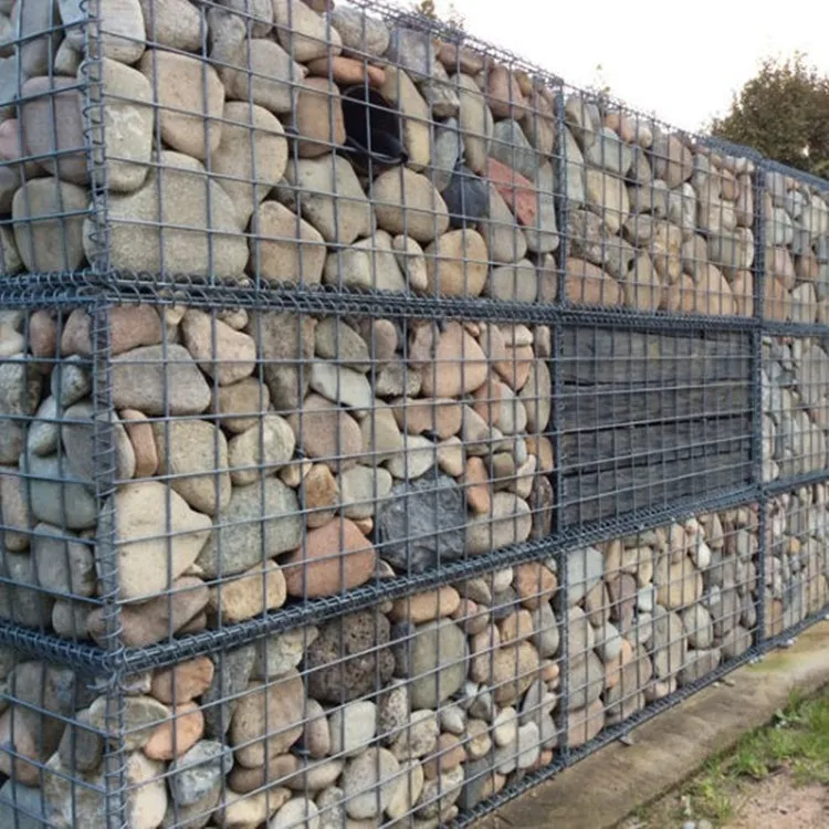 Anti-Oxidation Welded Galvanized Steel Gabion Box Basket Stone Fill Welded
