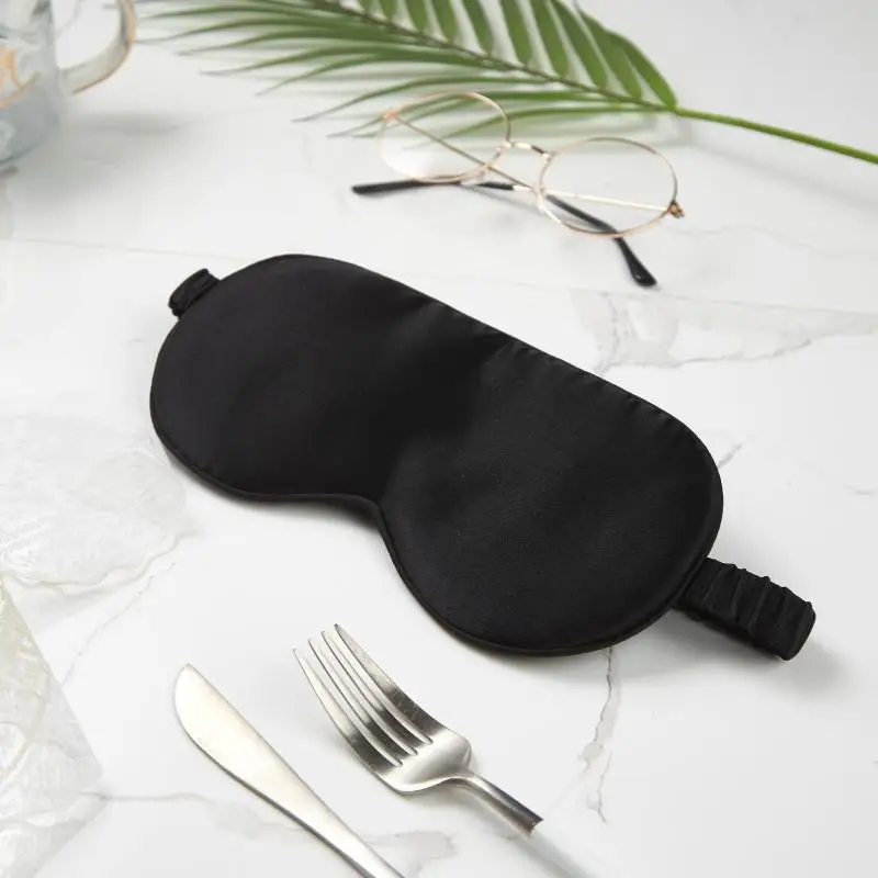 High Quality 19mm 100% Pure Mulberry Silk Sleeping Eye Mask for sleeping silk eyeshade for printing