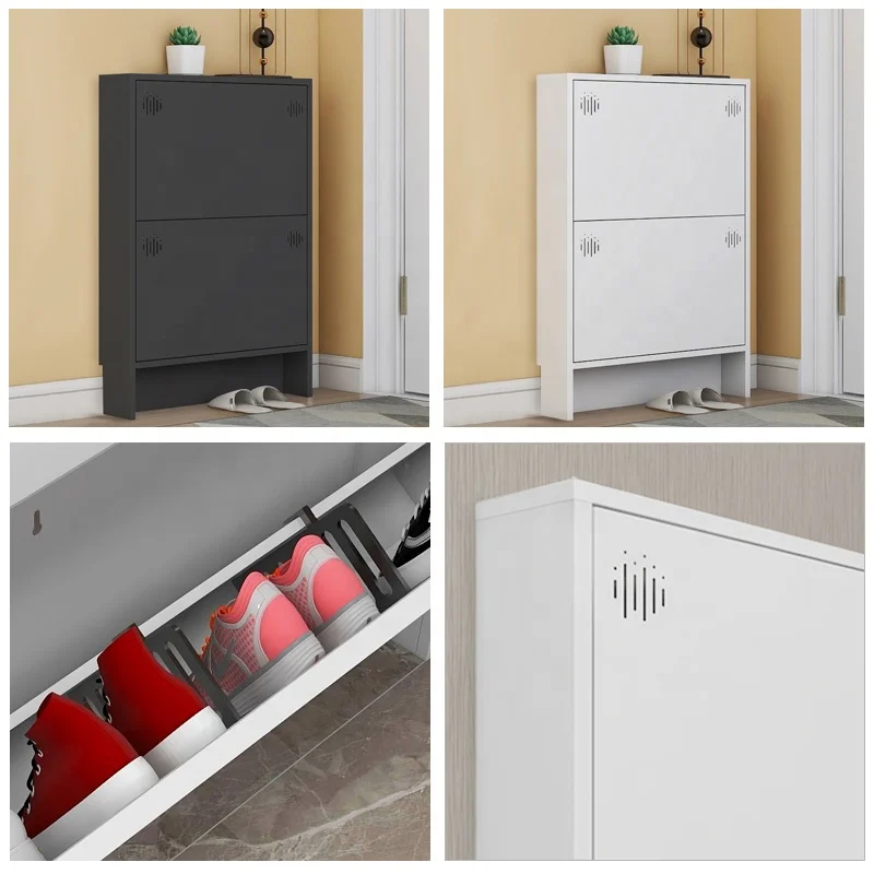 Современный дизайн стойка для обуви шкаф хранения белый обуви/стальной