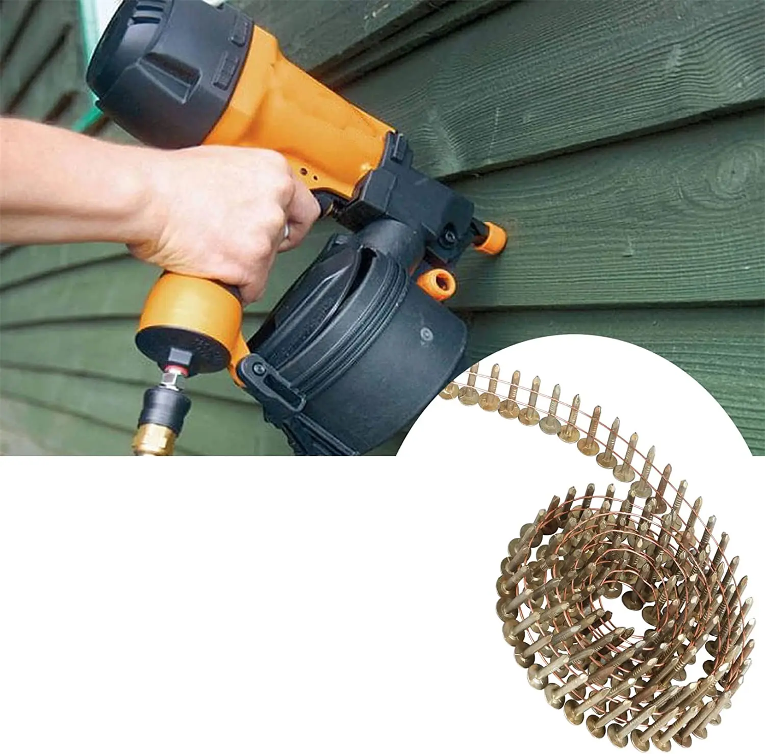 eg smooth coiled roofing nail 1 14  galvanized roofing coil nails