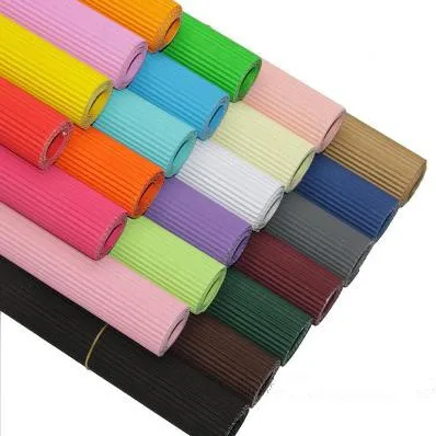 
Full color E flute 50*70cm color corrugated cardboard sheets paper 