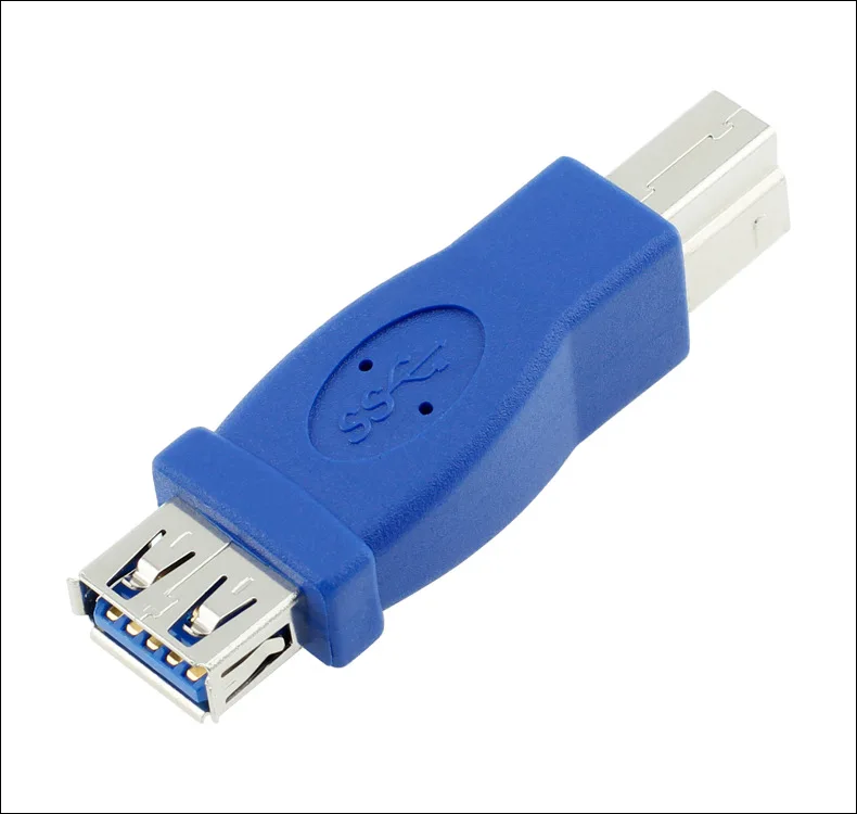 USB 3.0 A Female to B male Printer Adapter Connector USB3.0 Print for printer scan Blue Color