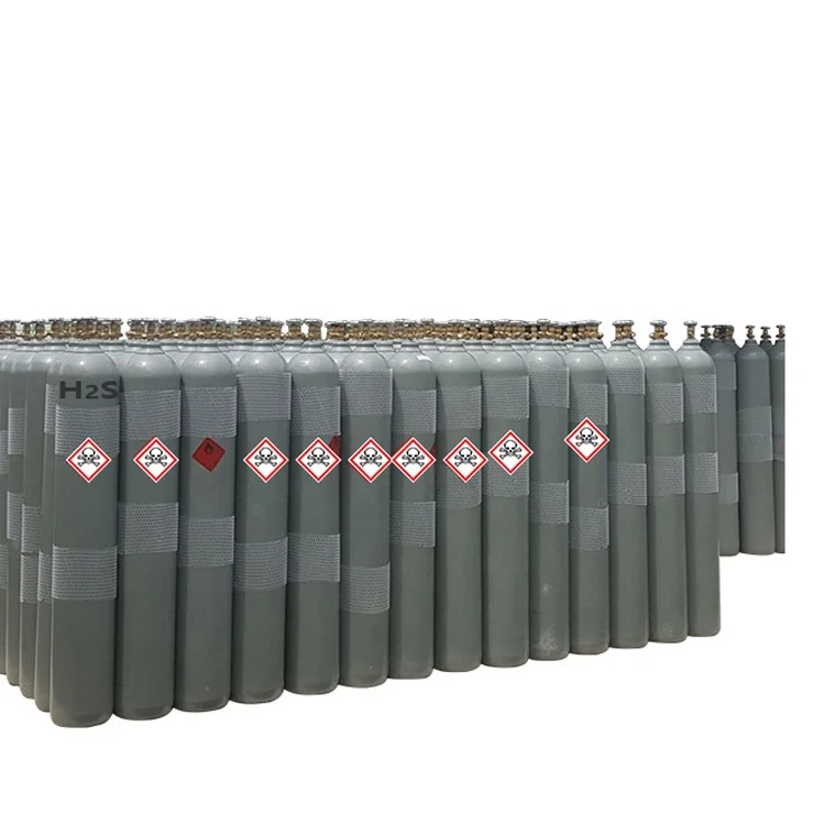 Purity 99.5% Hydrogen Sulfide H2S Gas