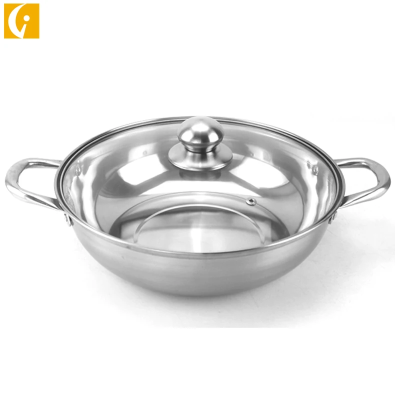 High-quality 304 Stainless Steel soup pot Casserole Chinese Hot Pot