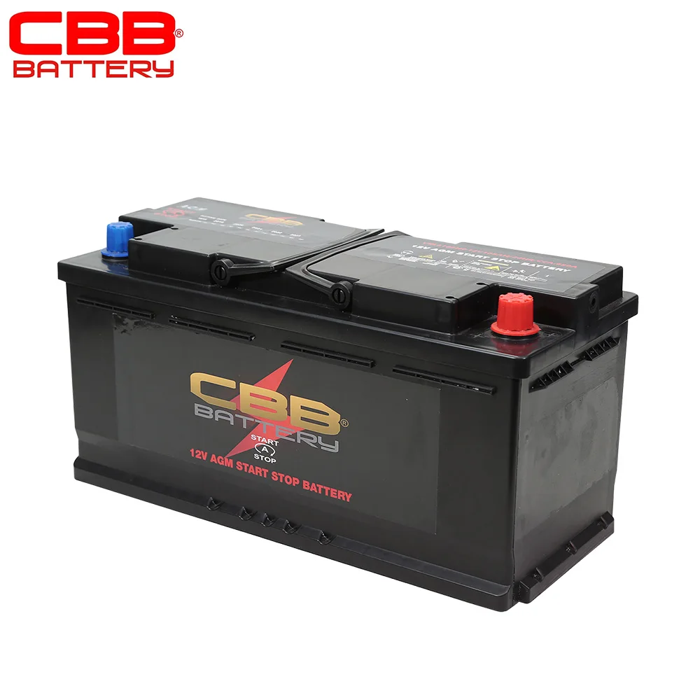 CBB AGM Star Stop свинцово-кислотная батарея 60AH 80AH 105AH для автомобиля