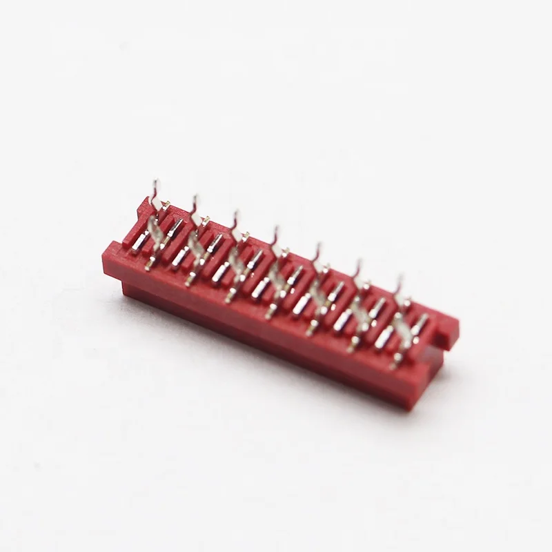 5.0mm Height Micro Match Female SMT Connector Red IDC Socket cable
