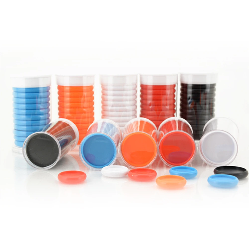 11pcs 24/28/32/38mm Plastic Disc Rings for Discbound Notebook Mushroom Hole Happy Planner Expander Binding Discs Expansion Ring