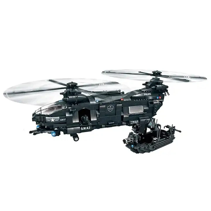 Hot Sale 1251 Pcs Military Army Ships Building Block Sets Bricks Nanoblocks Blocks & Model Building Toys for Children Gift