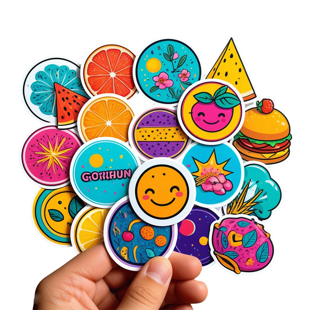 Custom Printing Irregular Shape Logo Cartoon Decorative Stickers PVC Waterproof Adhesive Sticker Die Cut