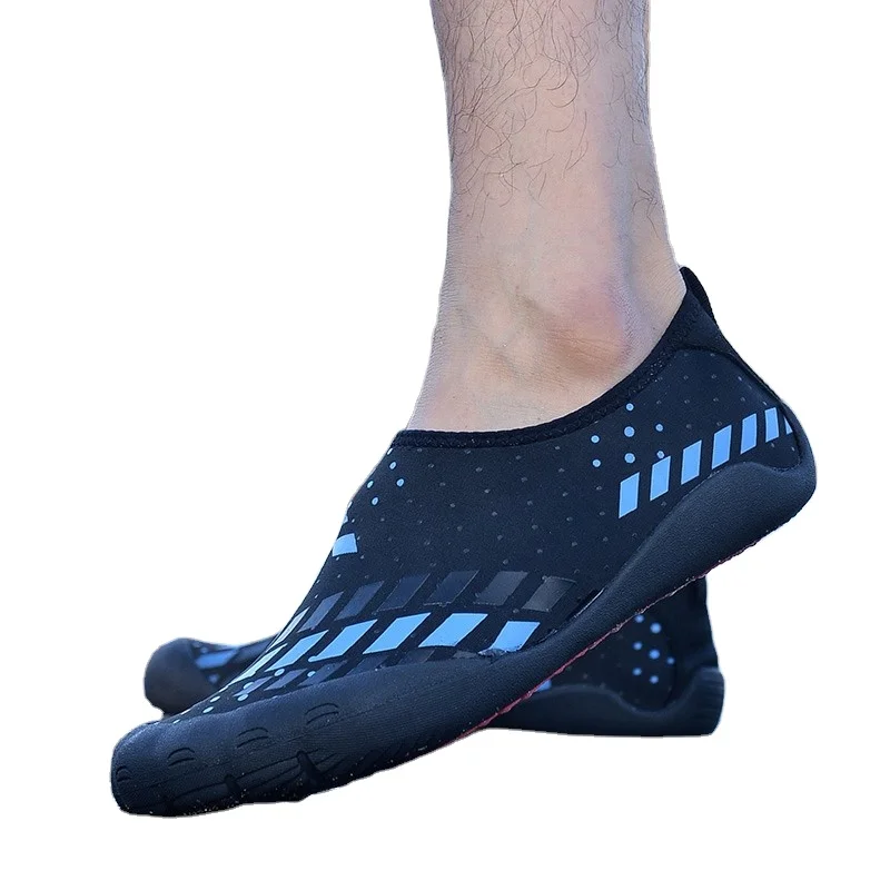 Дышащая быстросохнущая сетчатая Мужская обувь для воды с Ремешком мужские слипоны для воды