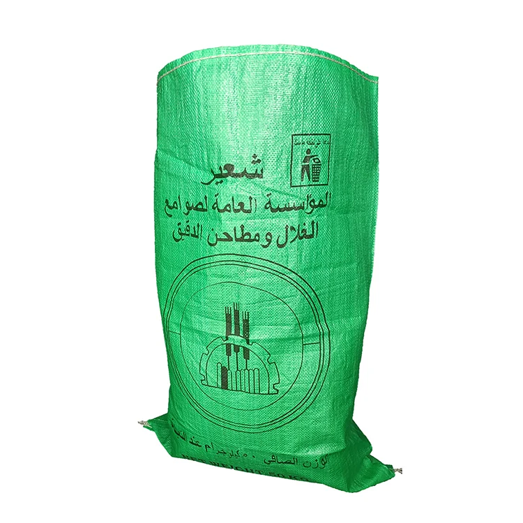 China new material flour rice sugar wheat packing bag pp woven bag sacks 25kg 50kg