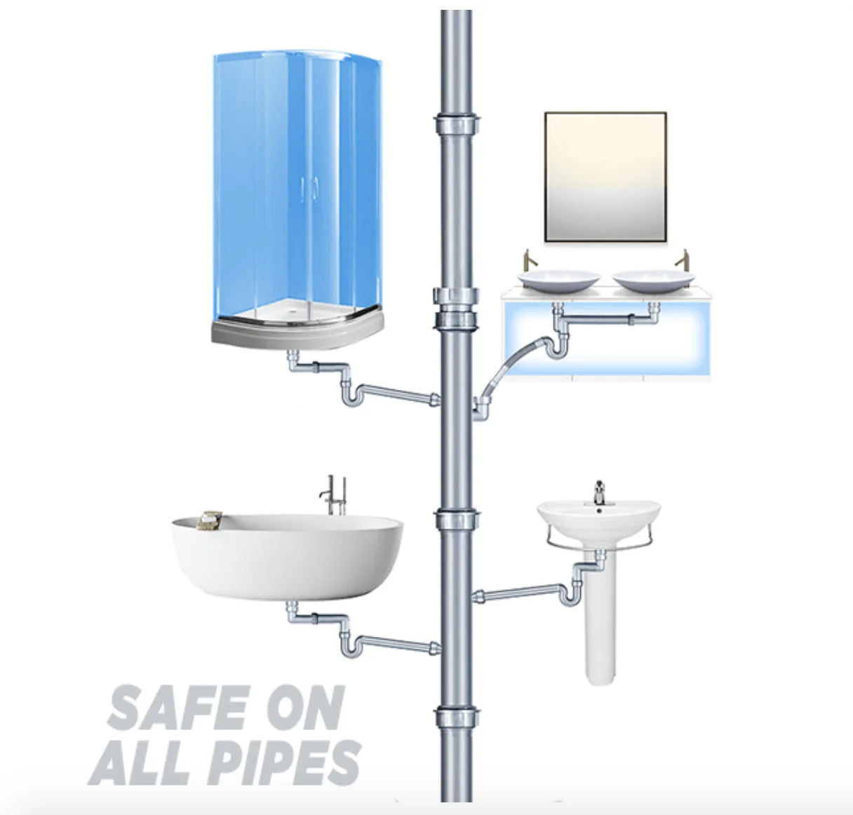 22- Hot Powerful Sink Drain Cleaner Portable Powder Cleaning Tools Super Power Amazing All-Purpose Quick Foaming Toilet Cleaner