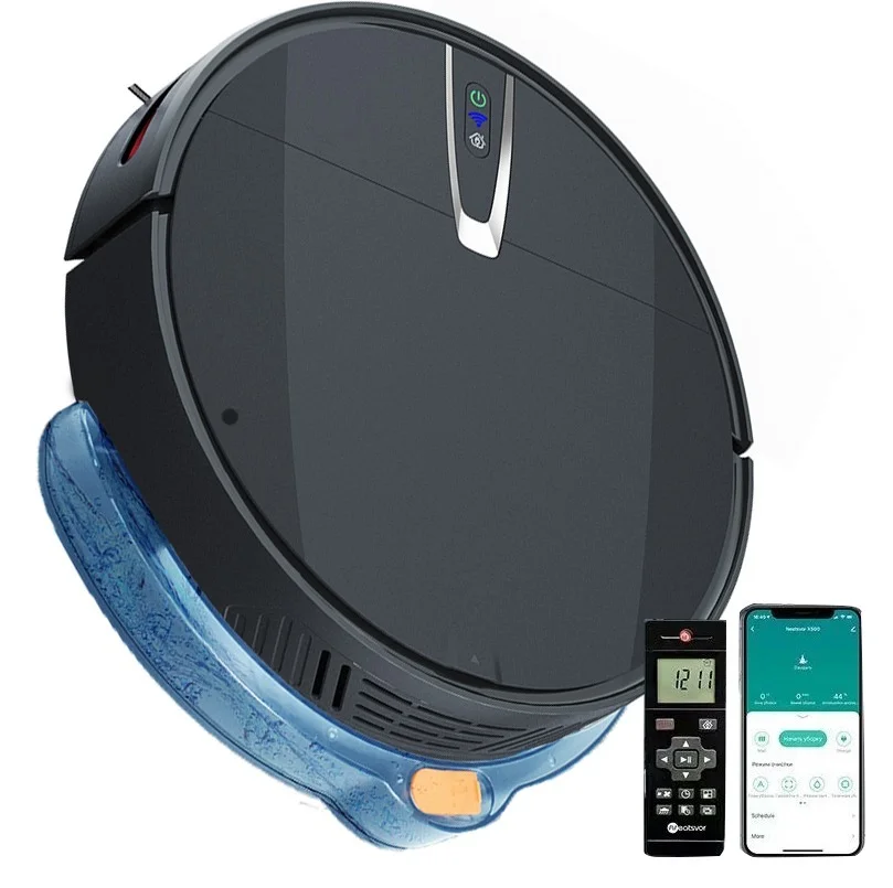 4400mAh Automatically Recharge Robot Vacuum Cleaner 3500pa Suction Power Gyroscope Navigation WIFI Works With Alex Google