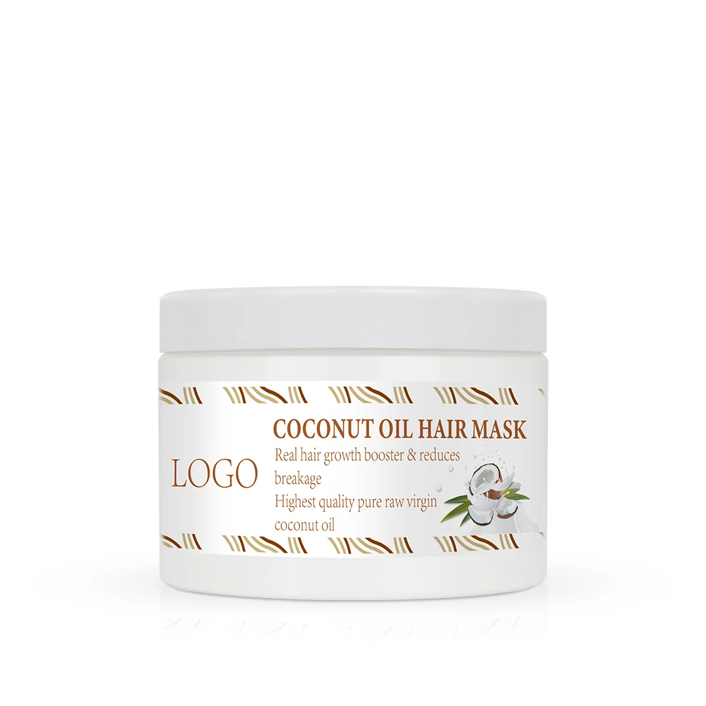 OEM Pure ingredient coconutoil formula for damaged hair and after chemical  coconut oil hair masque