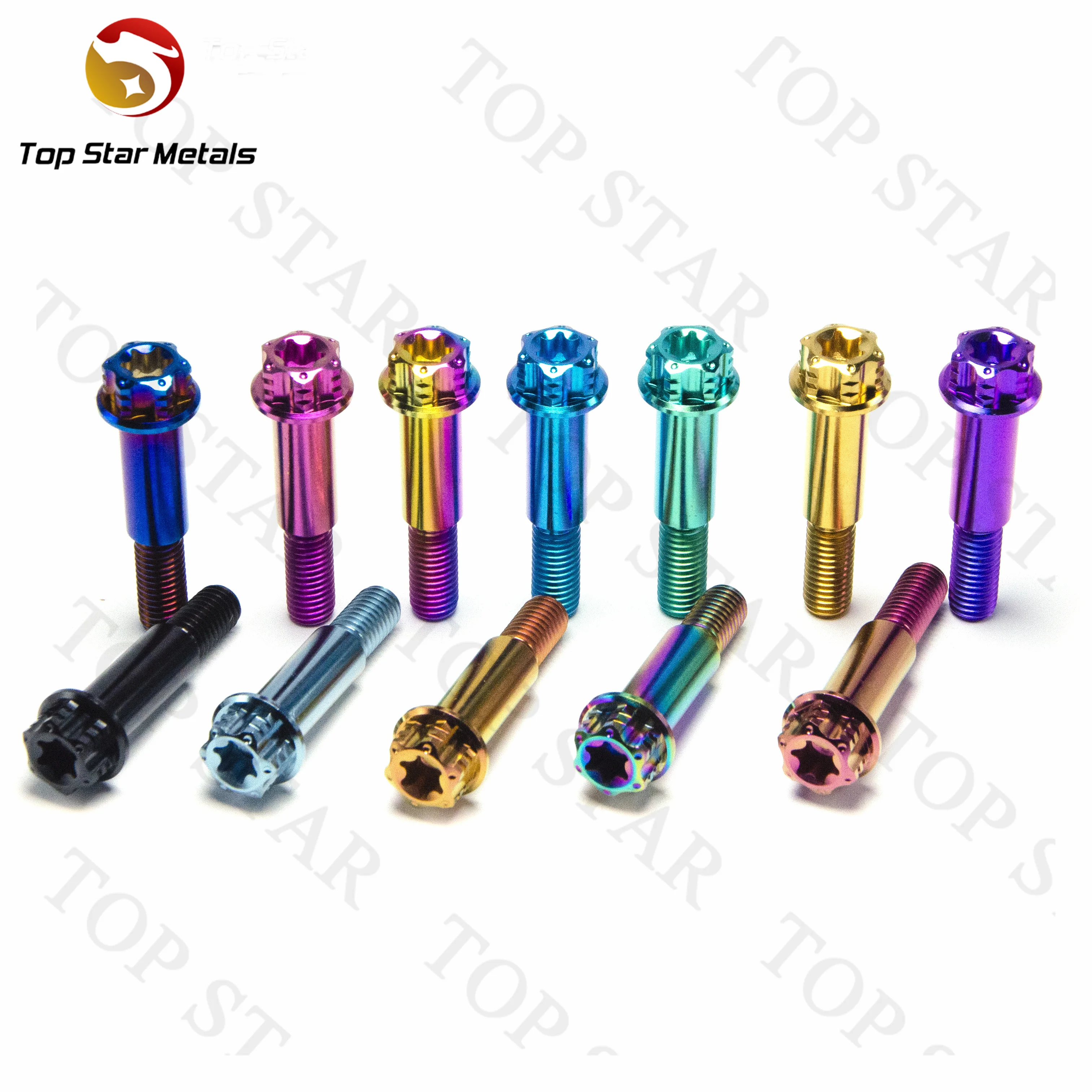 TITST Gr5 Titanium Bolts Brake Clutch Lever Bolts M6 M8  titanium Forged Bolt for Bike Motorcycle and Car Parts