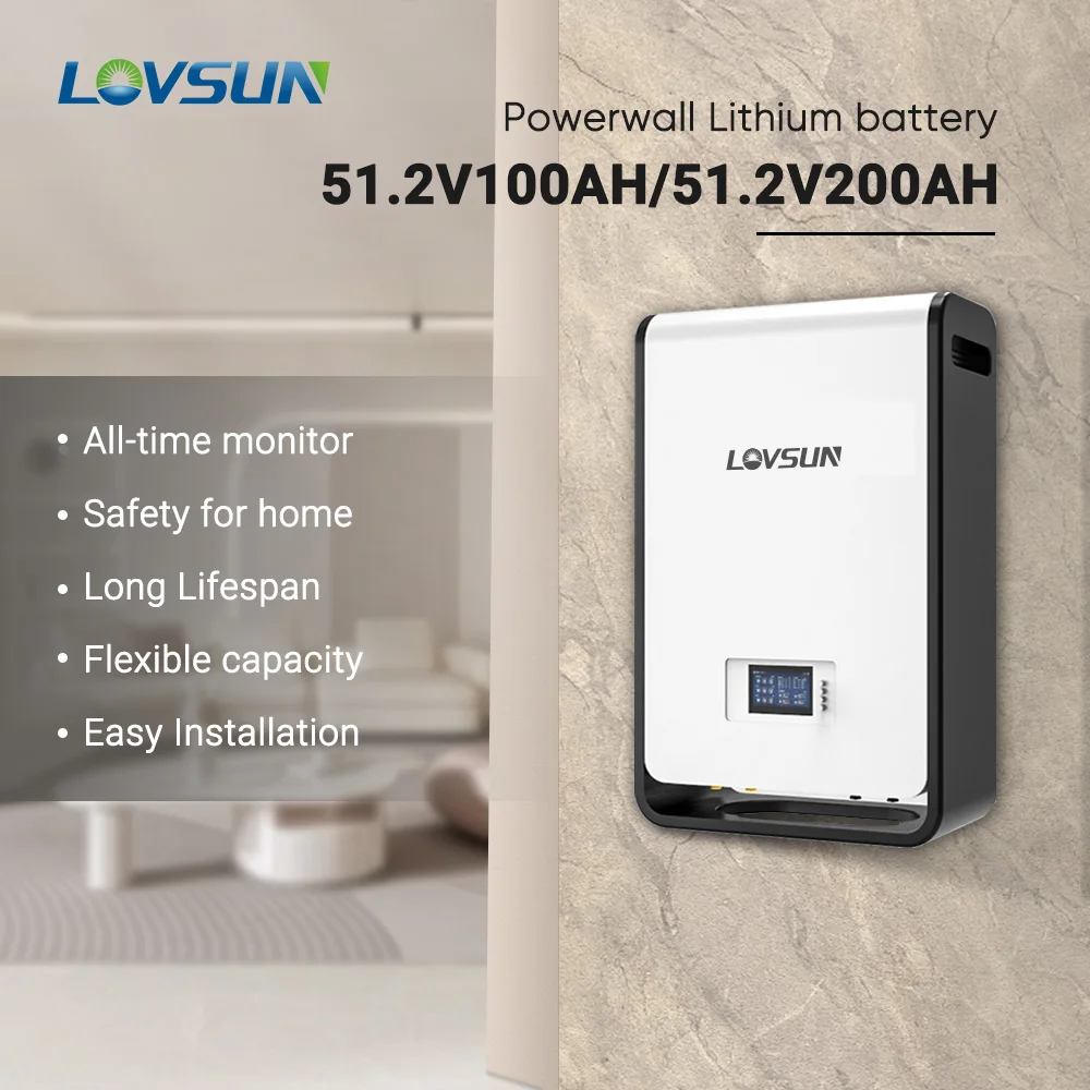 Аккумулятор солнечной энергии Growatt 51.V100ah Powerwall 48v 200ah литий-ионный аккумулятор 6000 срока службы