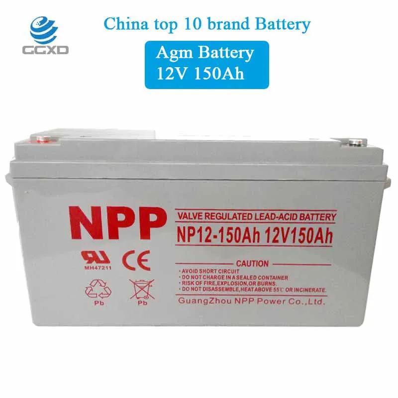 NPG 12V 200AH Lead Acid Battery (Model: NPG12-200)
