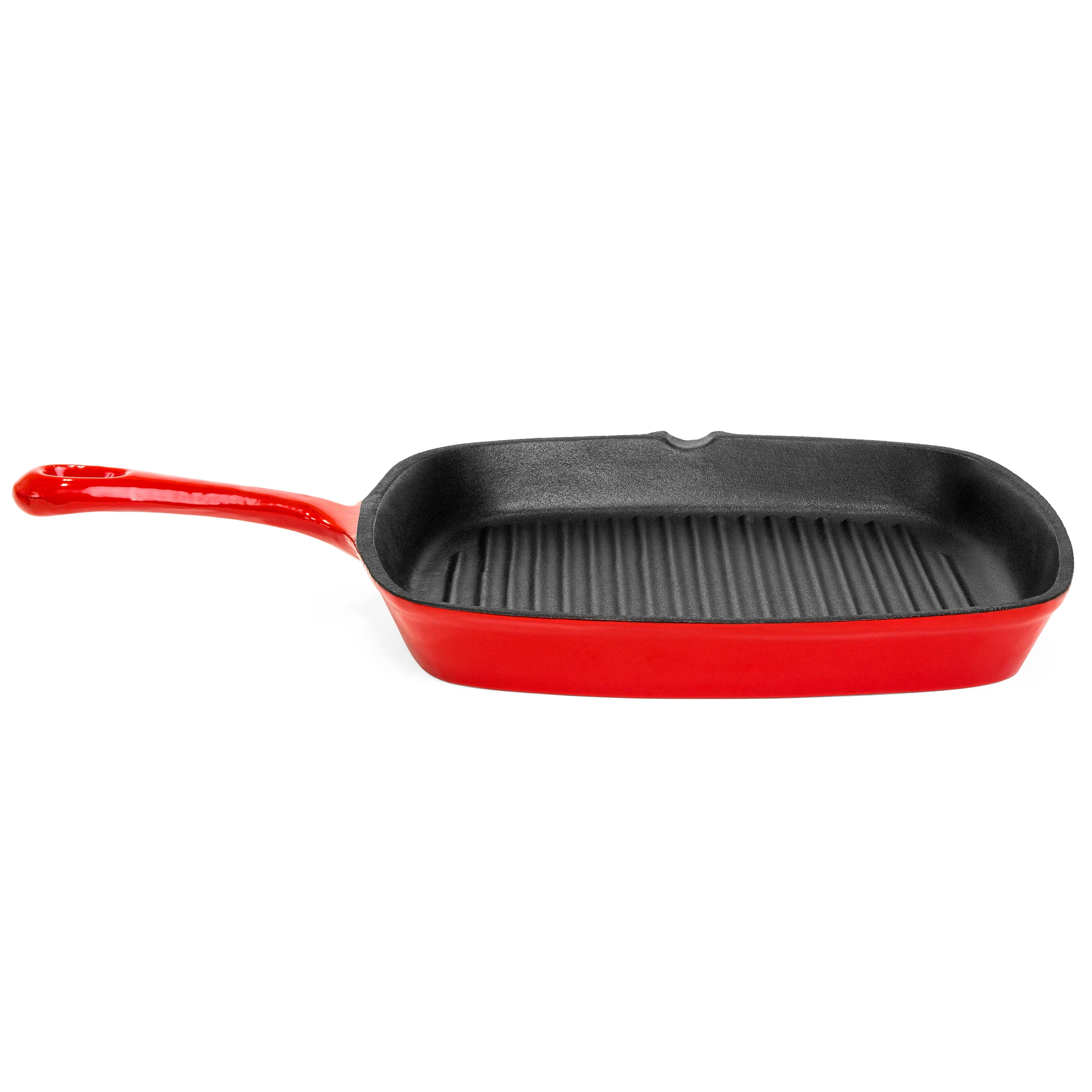 Bright Houseware 11pcs Wholesale Cookware With Cheap Price Low MOQ Home Kitchen Custom Pot Red Enamel Cast Iron Cookware Sets