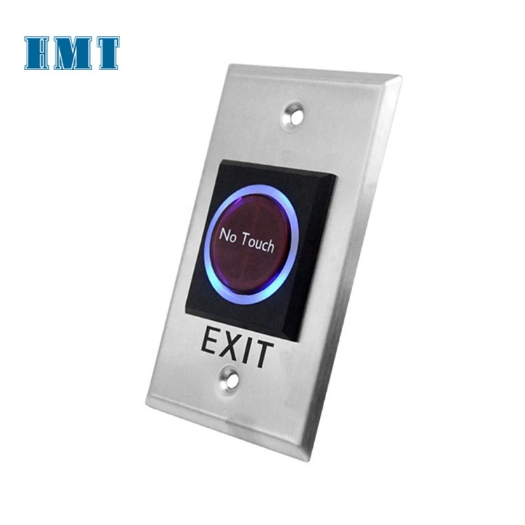 Бесконтактный выключатель из нержавеющей стали, инфракрасный датчик, кнопка выхода для контроля доступа