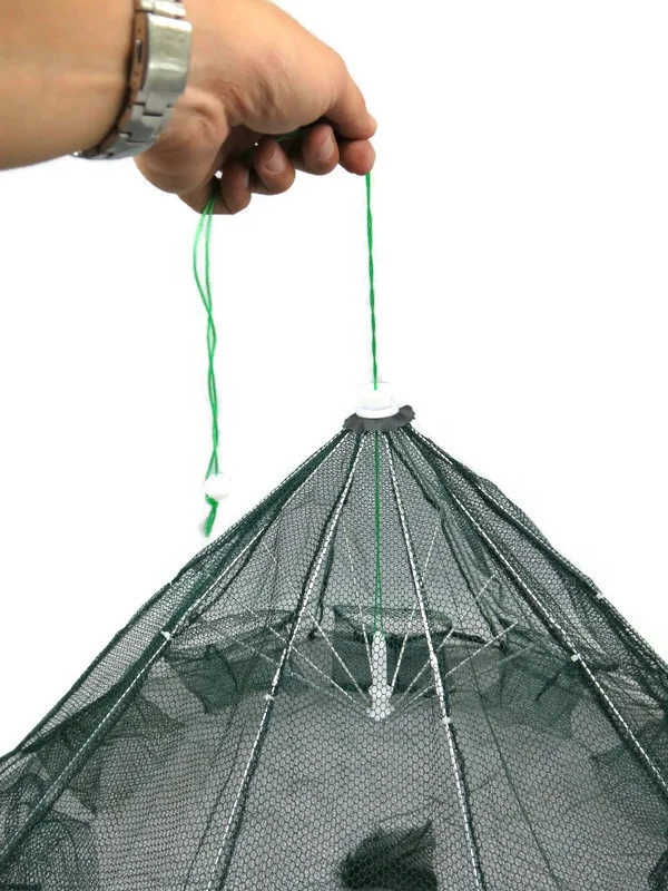  Sotelo Umbrella Cage 8 Holes Fishing Net Trap Folding Portable Automatic Fish Shrimp Lobster
