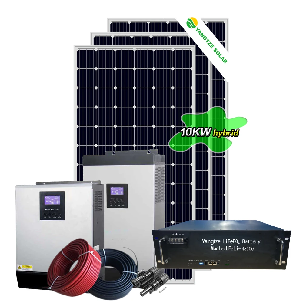 Yangtze hot sale 5kw 10kw 15kw solar power system complete hybrid set 3 phase