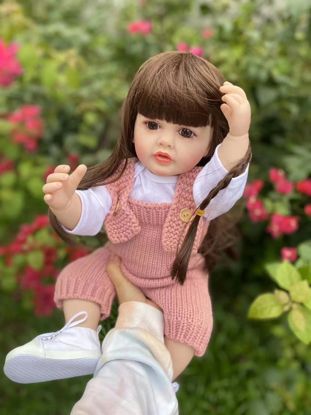 Кукла реборн R & B Заводская Реалистичная 3D окрашенная Мягкая силиконовая кукла-младенец для малышей