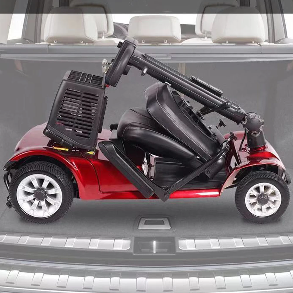 Handicapped Scooter 4 Wheels Electric Mobility Scooter for Disabled and Seniors