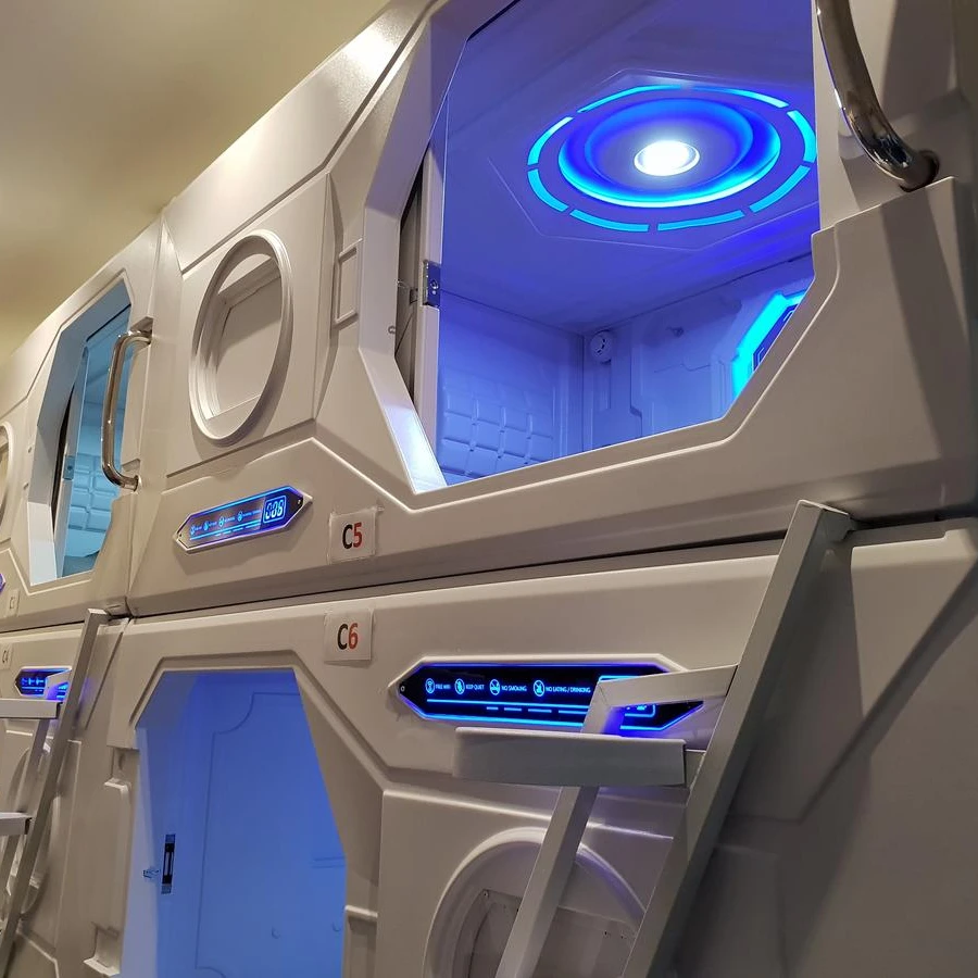 STARSDOVE Simple Modern Style Capsule Hotel Sleeping Box with Window