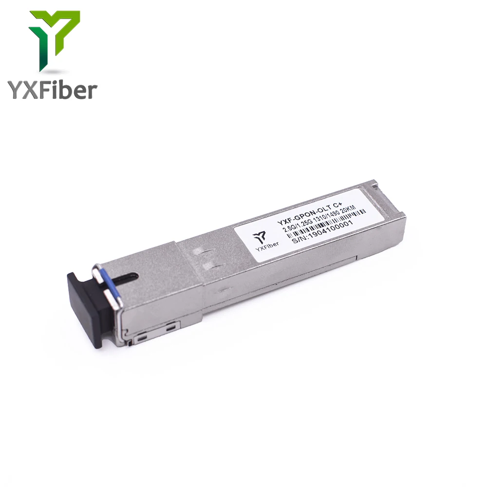 YXFiber SFP модуль GPON OLT C + оптический 2 5 г/1 25 г 20 км TX1490nm/RX1310nm