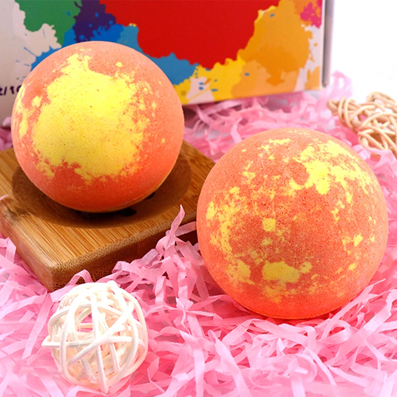 
Wholesale Private Label Handmade Organic Fizzy Bubble Bath Bomb Toys inside 