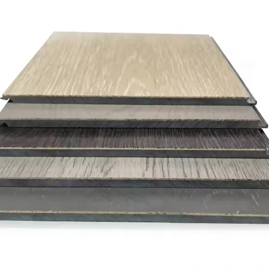 Waterproof SPC Click Plastic Flooring 7mm 8mm Thick Wear Resistant Vinyl with PVC Indoor Use Grain Surface Treatment