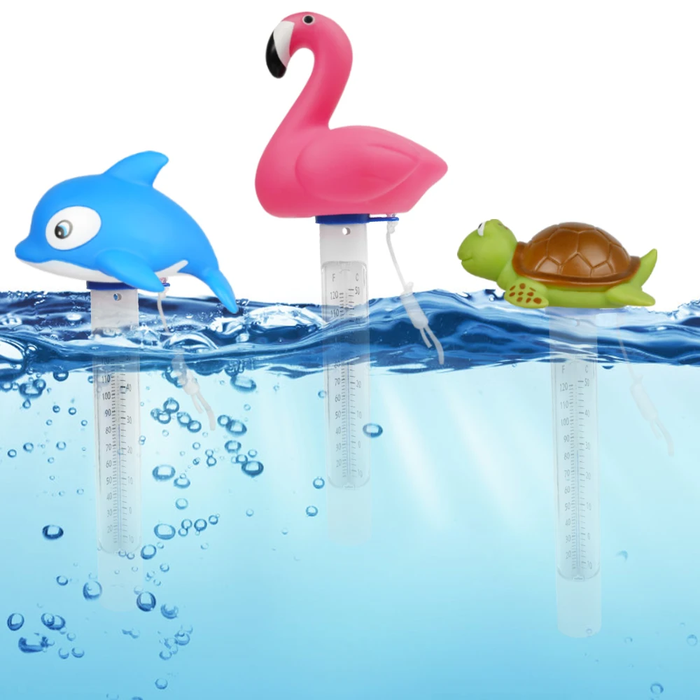 Customizable best floating swimming pool thermometer easy read  digital outdoor pool water thermometer floater for pools