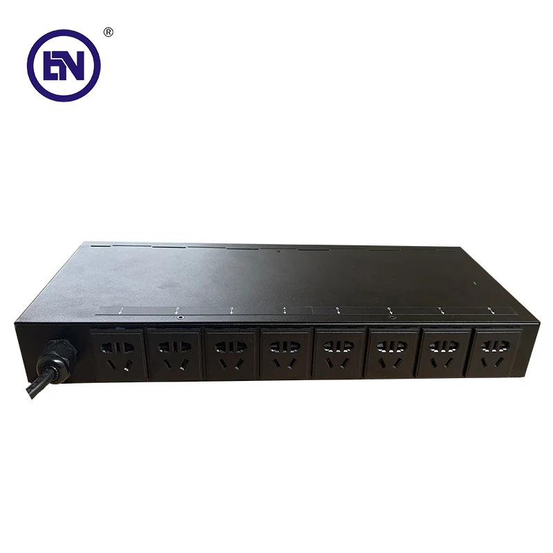 BN 19 дюймов 1U интеллигентая (ый) БРП розетка 8 способов китайский/C13/C19/США/Великобритании Разъем нпу им. Драгоманова стойку с возможностью удаленного мониторинга