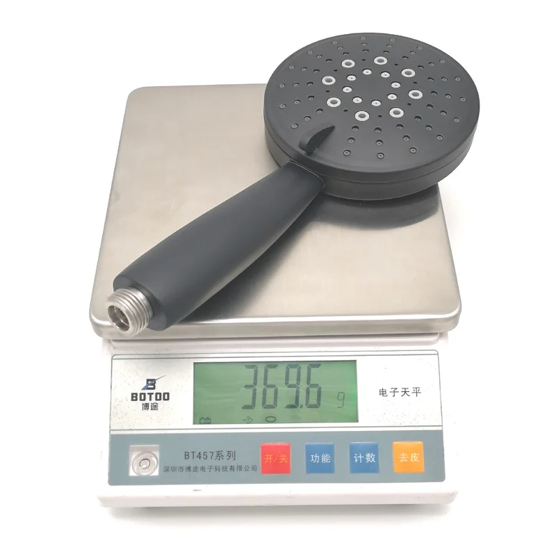 5 Functions Stainless Steel Handheld Shower Bathroom Water Saving Faucet SUS 304 Black Hand Held Shower Head stainless 304