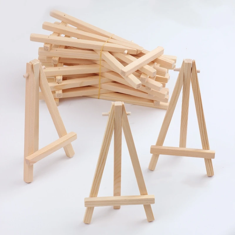 Modern European Design Customized Pine Wood Photo Frame Phone Stand Holder Wooden Easel