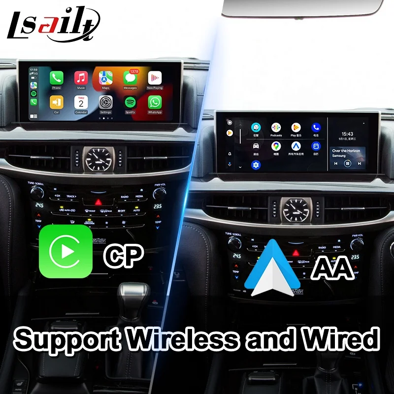 Lsailt Car Intergation Android Video Play Interface for Lexus LX450D LX570 LX Mouse Control 2016-2021
