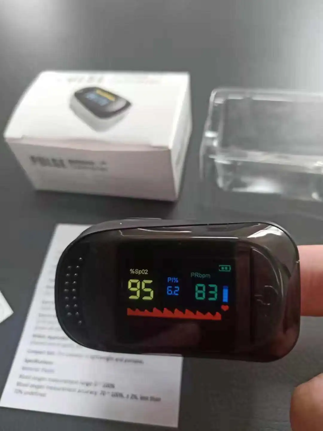 
Factory wholesale pulse oxymeter blood oxygen meter measurements oximeto fingertip pulse finger oxymeter Oximetro ossimetro 