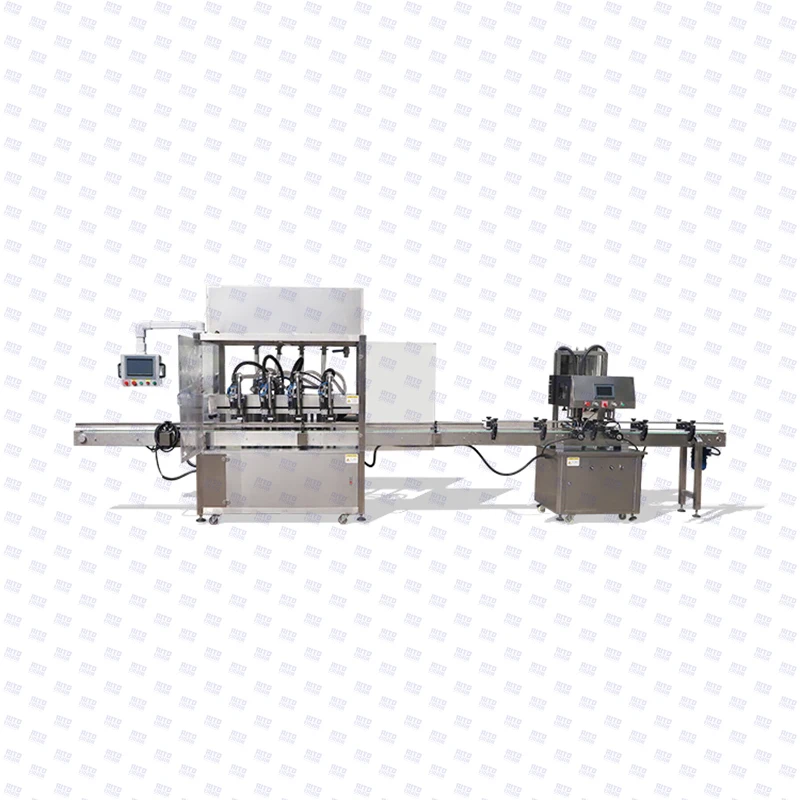 RITO High Quality Semi Automatic Two Heads Weighing Filling Machine Oil Sauce Big Volume Drum Filler With Factory Price For Food