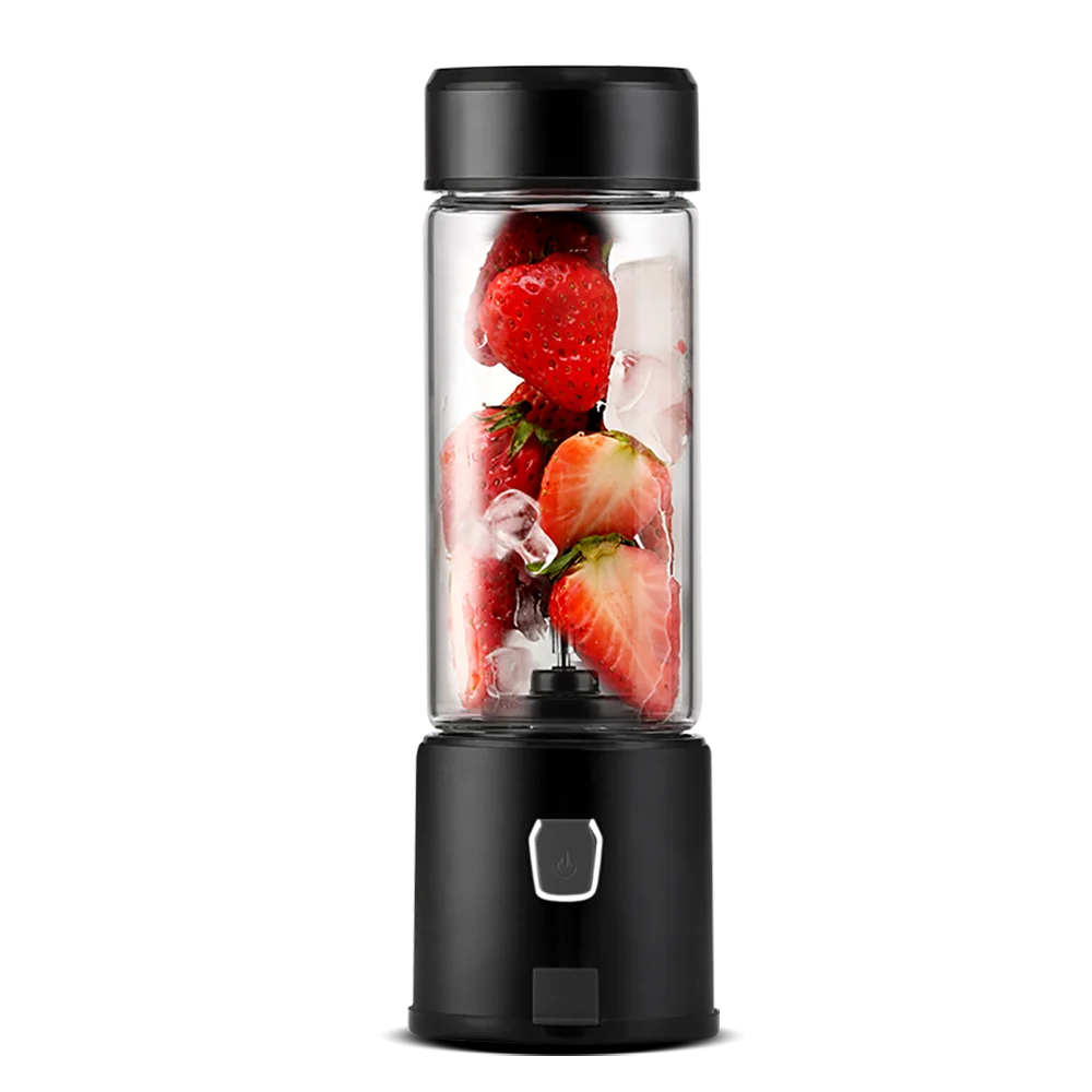 Rechargeable Portable Home Juice Cup Ice Crushing Stainless Steel Stand Mini Mixer Household Juicer Smoothie Maker Blender