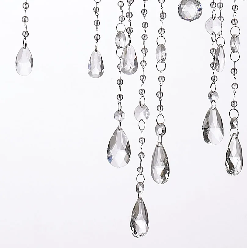 Большие роскошные подвесные светильники для спальни Свадебный декор Хрустальная люстра