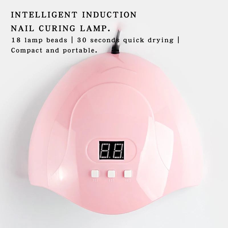X3 Usb 18beads 54w Mini Nail Dryer Uv Led Lamps For Gel Nail