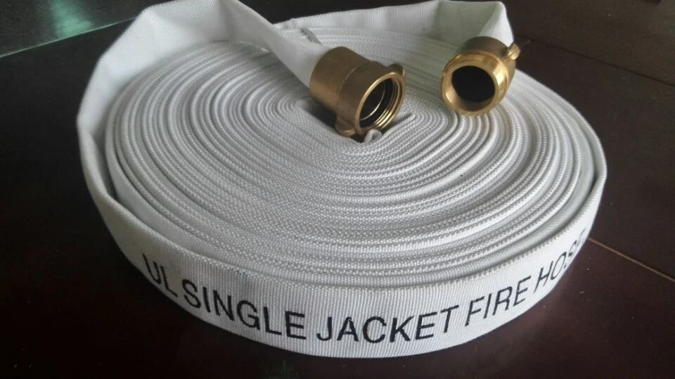 Пожарный шланг с одной оболочкой UL 1,5 дюйма с латунной муфтой