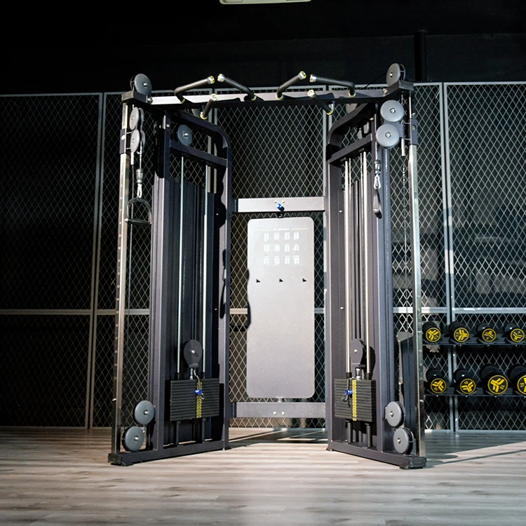 
2021 Fitness Equipment Cable Crossover Gym Multi Functional Trainer Smith Machine 
