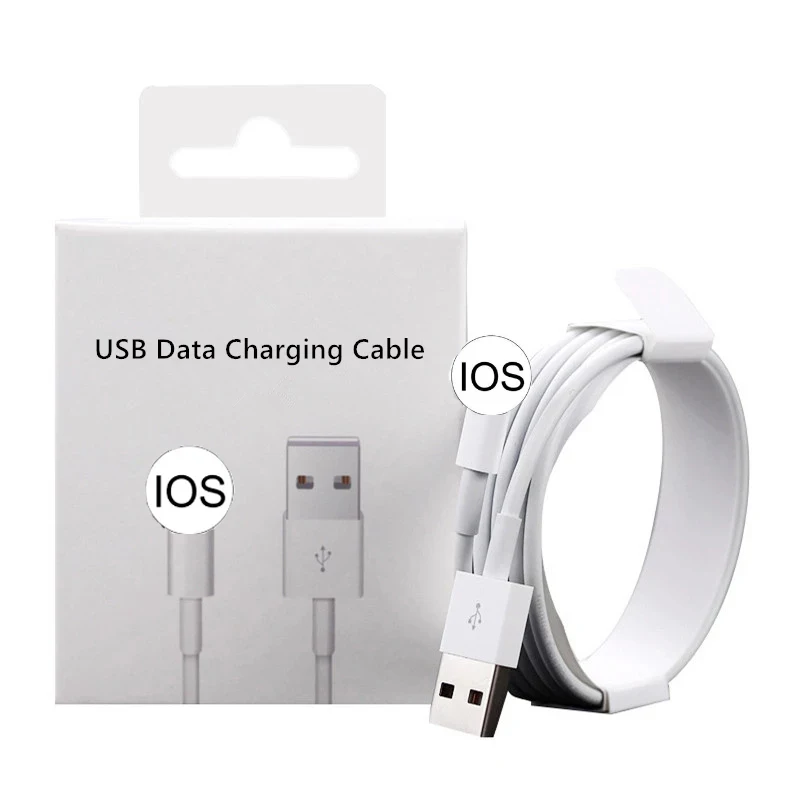  Оригинальный USB-кабель лучшего качества с логотипом для iPhone 12 2 А быстрой зарядки и передачи данных