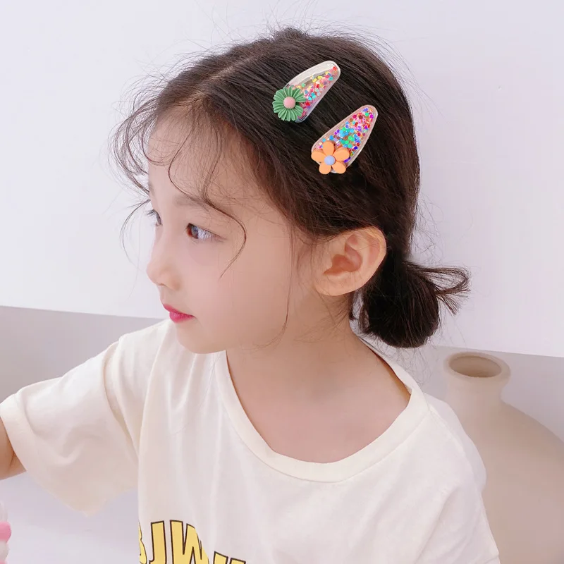 2022 Hot sale korean kids cute fruit hair clips baby hair pin girls hair accessories set